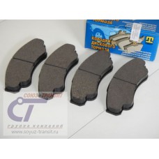 Колодки тормозные передние дисковые R16 Fiat Ducato 2.3 JTD (77362216) Тиир